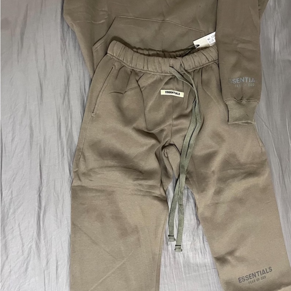 Essentials Fear of God White Sweatpants - Picture 4 of 5